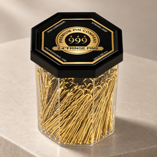 Premium Pin Company 999 FRINGE PINS 2.4" 250 PACK — studio product photograph