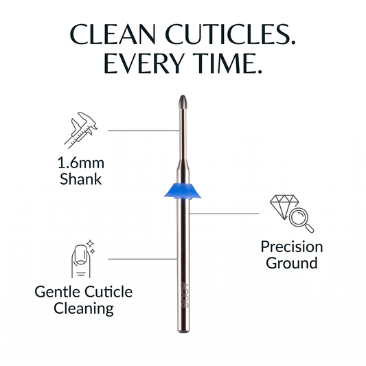 ACOS 1.6mm Cuticle Clean Drill Bit benefits