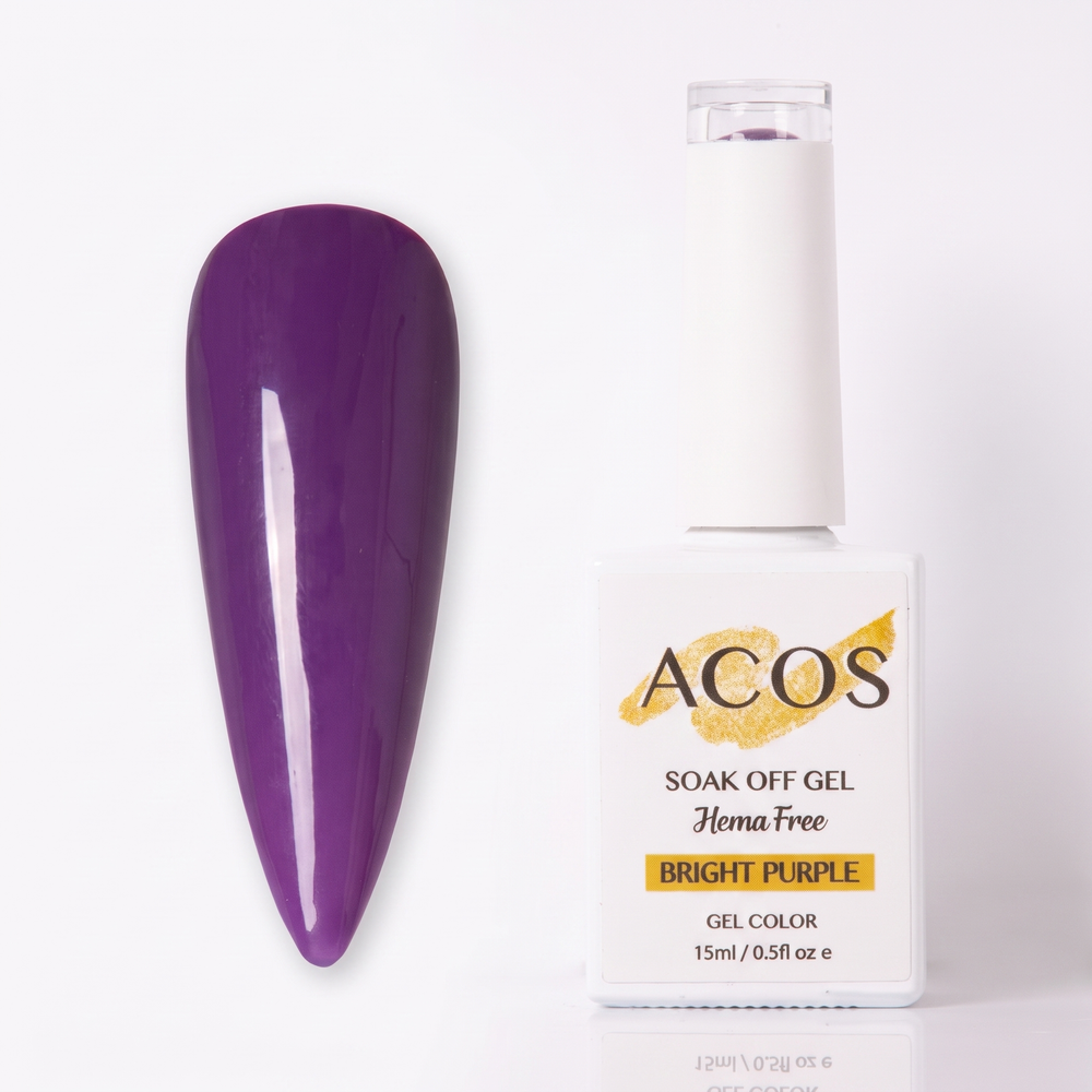 ACOS Bright Purple nail swatch