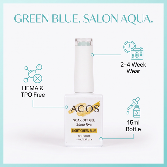ACOS Light Green Blue gel colour benefits