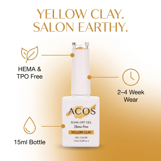 ACOS Yellow Clay gel colour benefits