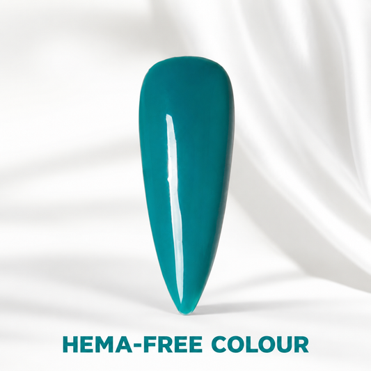 ACOS Green 056 gel colour swatch with glossy teal-green finish
