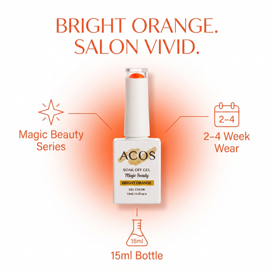 ACOS Magic Beauty Bright Orange gel benefits