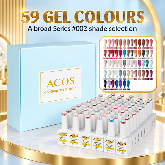 ACOS Magic Beauty Gel Polish Kit Series 002 – 59 colours benefit