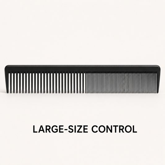 Bymace large cutting comb benefit graphic highlighting large-size control