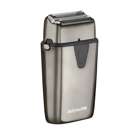 BaBylissPRO UVFoil Metal Double Foil Shaver with dual foils exposed