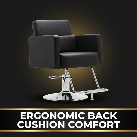 Cutting Chair With Back Cushion - ergonomic back cushion comfort
