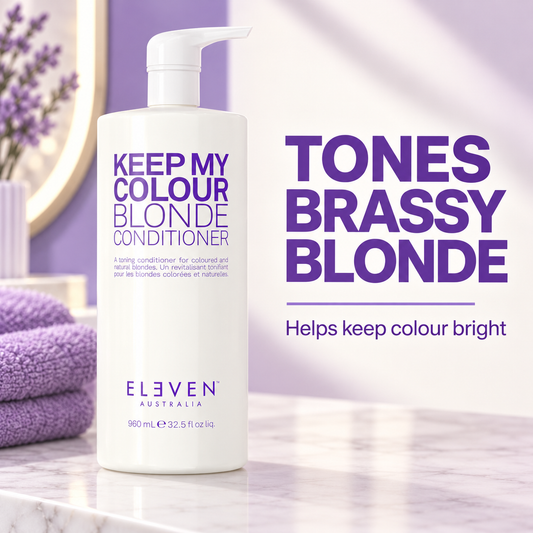 ELEVEN Australia Keep My Colour Blonde Conditioner Treatment 960ml benefit image 1