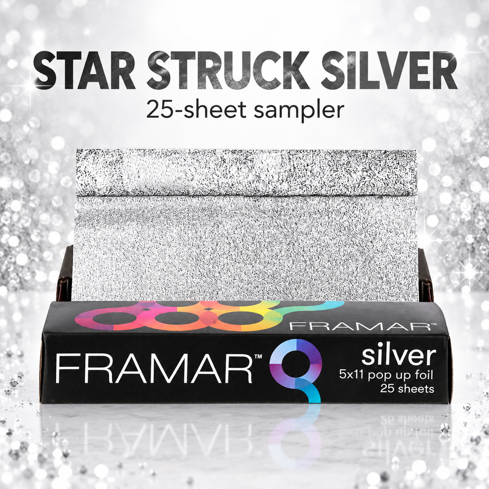 Framar Star Struck Silver pop-up foil, 25-sheet sampler
