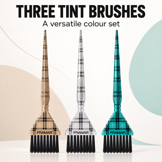 Framar Triple Threat Tint Brush Set Coloured benefit image 1