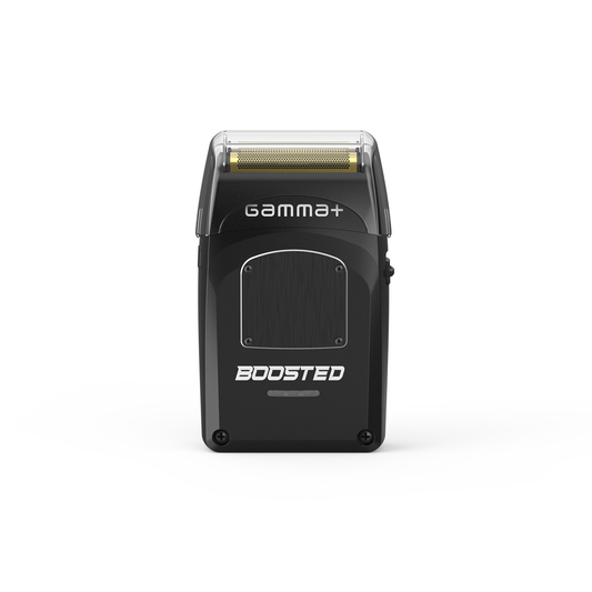 Gamma+ Boosted Shaver included in the four-piece barber grooming kit
