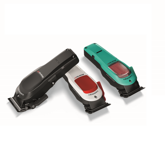 Gamma+ Boosted Up clipper shown with black, white and green interchangeable covers