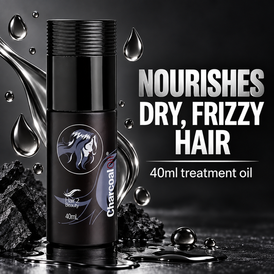 Hair 2 Beauty Charcoal Oil 40ml benefit image 1
