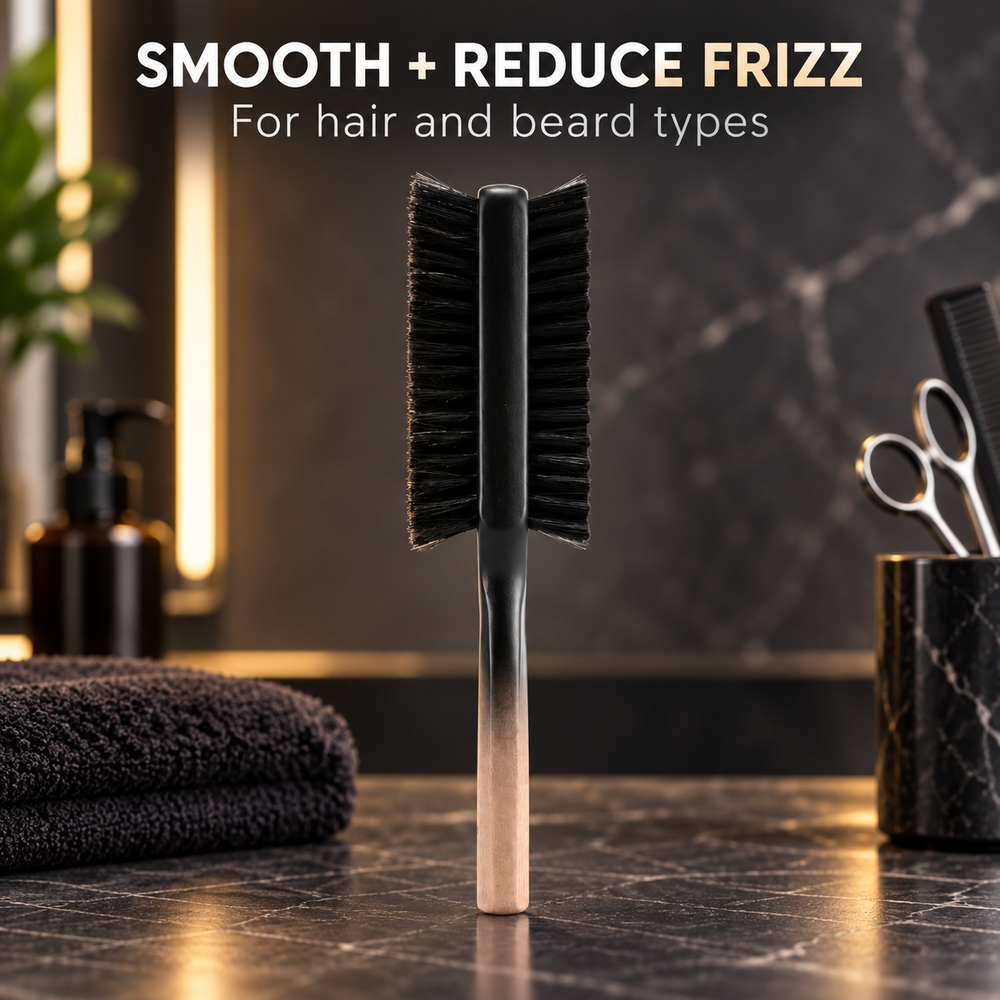 JRL double-sided brush for hair and beard types