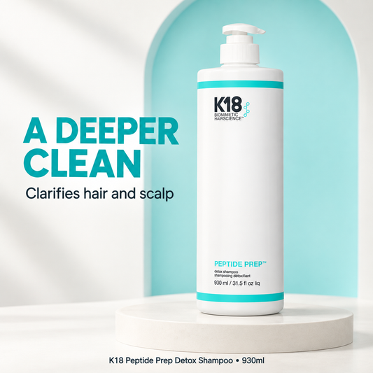 K18 Peptide Prep Detox Shampoo930ml — deeper clarifying cleanse