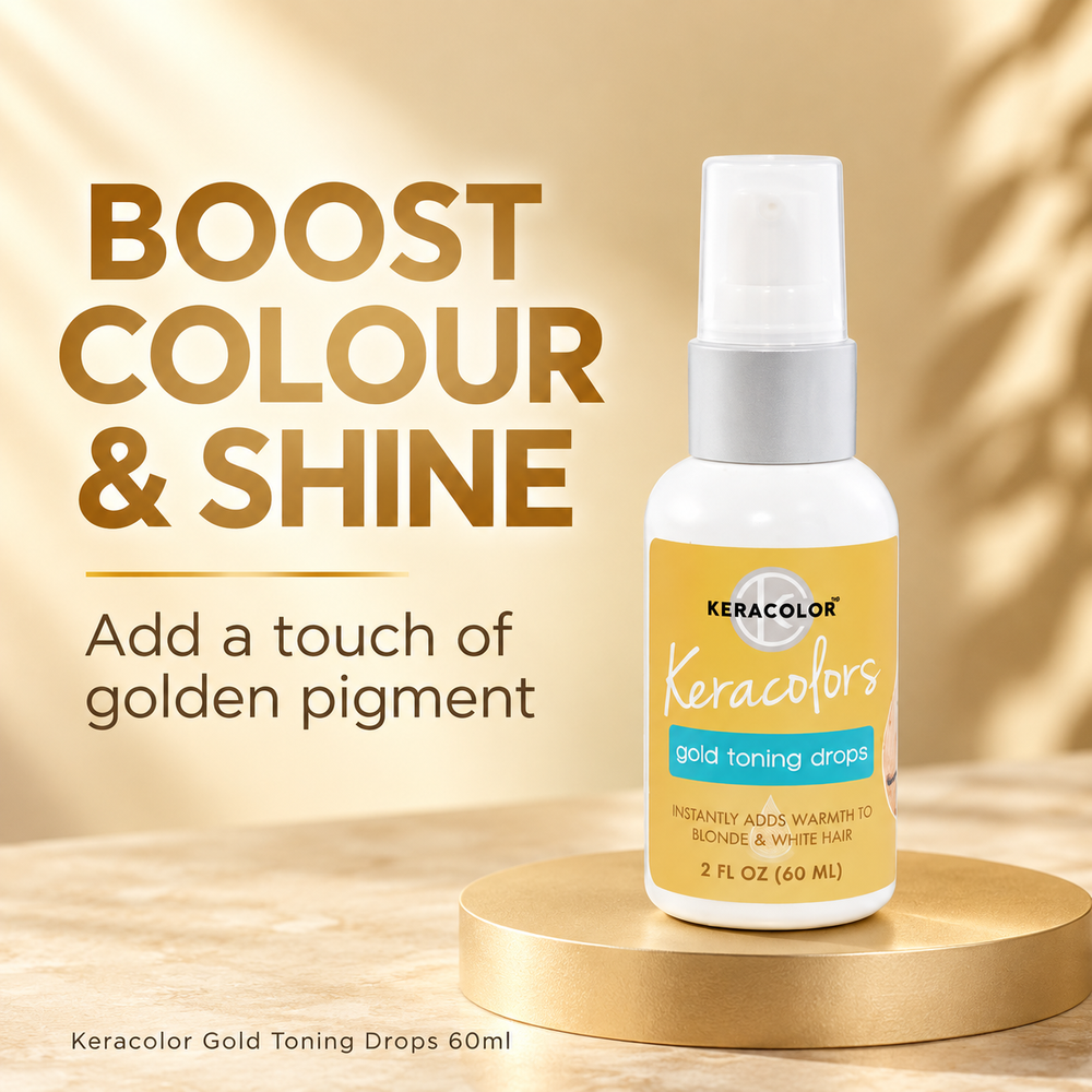 Keracolor Keracolors Gold Toning Drops 60ml — BOOST COLOUR & SHINE