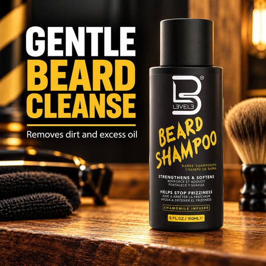 L3VEL3 Beard Shampoo - gentle beard cleanse