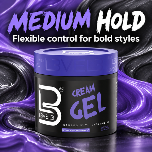 L3VEL3 Cream Hair Gel 500ml benefit image 1