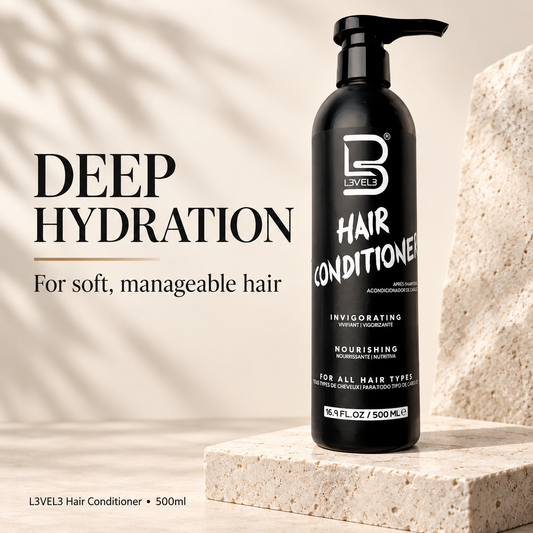 L3VEL3 Hair Conditioner 500ml — deep hydration for soft manageable hair