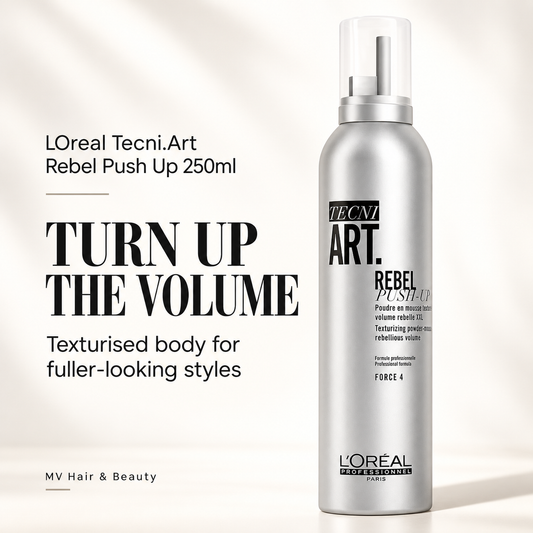 LOreal Tecni.Art Rebel Push Up 250ml — TURN UP THE VOLUME