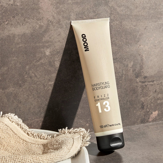 MOOD Hair Bodyguard 13 Frizz Controller 150ml - styled product photo