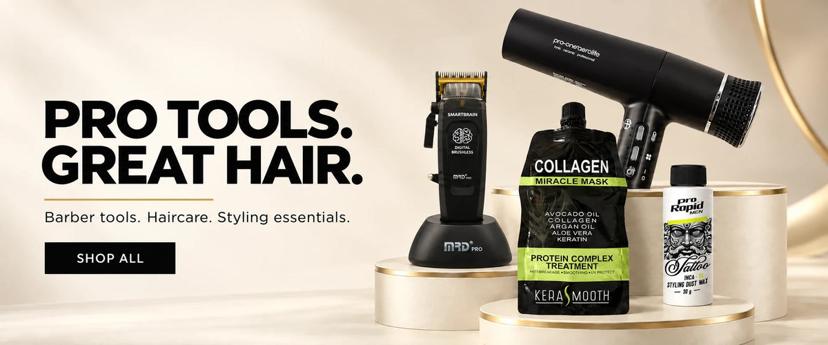 Pro tools. Great hair. Shop all barber tools, haircare and styling essentials.