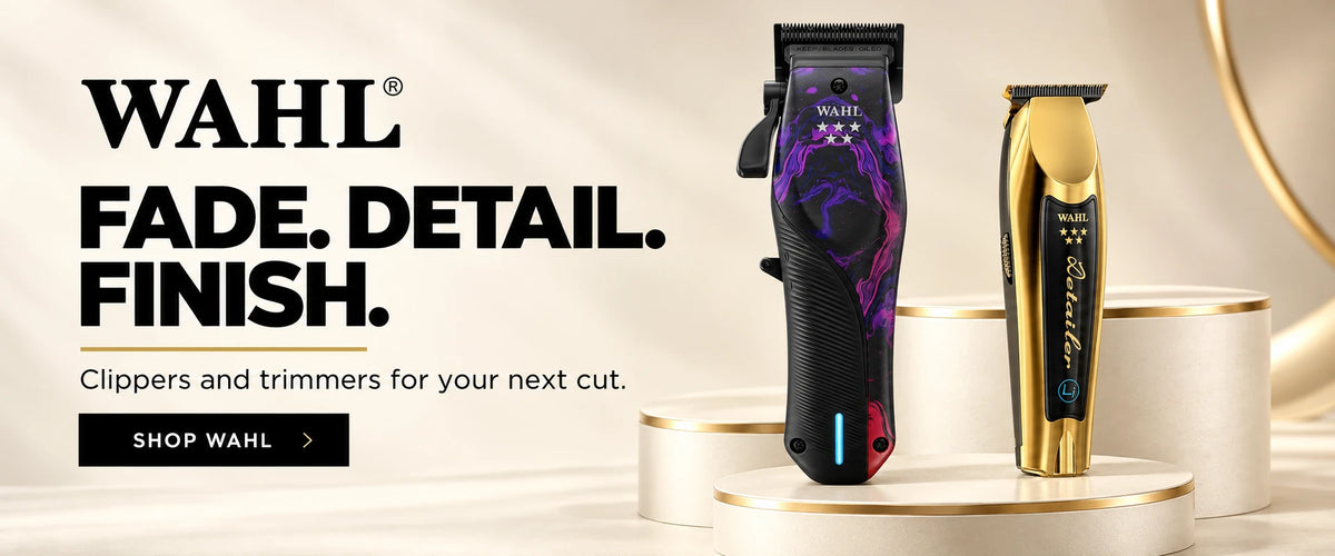 Wahl at MV Hair & Beauty. FADE. DETAIL. FINISH. Shop the Wahl collection.