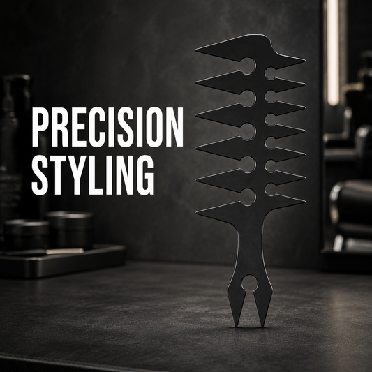 Barber Styling Comb precision styling benefit graphic