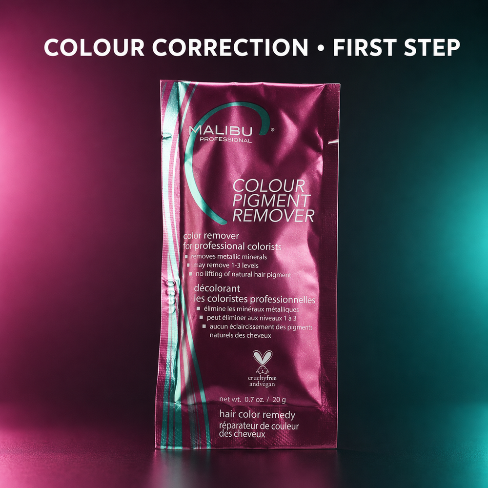 Malibu C Colour Pigment Remover 20g - first step for professional colour correction