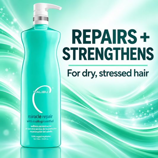 Malibu C Miracle Repair with Cooling Menthol - 1L benefit image 1