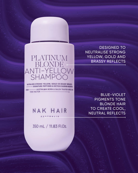 NAK Platinum Blonde Anti-Yellow Shampoo 1L – product image