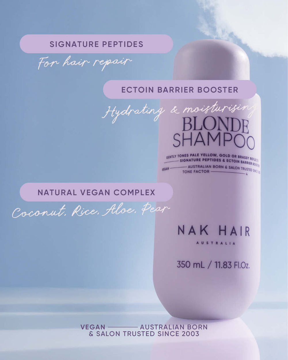 NAK Signature Blonde Shampoo 350ml – product image