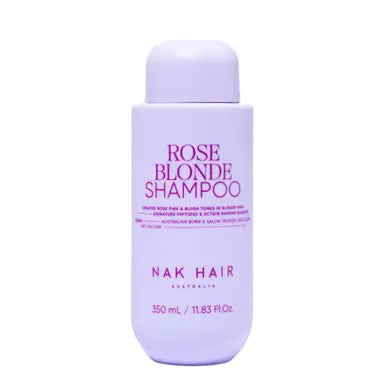 NAK Signature Rose Blonde Shampoo 350ml - MV hair and beauty