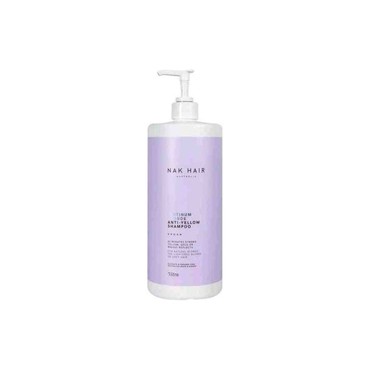 Nak Platinum Blonde Anti-Yellow Shampoo 1L - MV hair and beauty