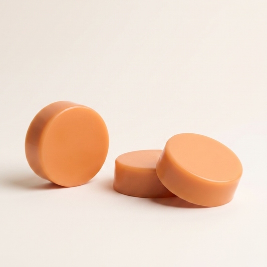 Apricot-orange Natural Look Apricot Velvet solid hot wax discs