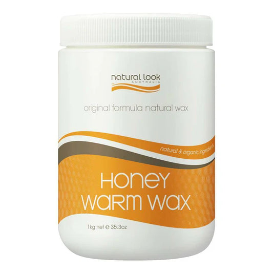 Natural Look Honey Warm Strip Wax 600g tub