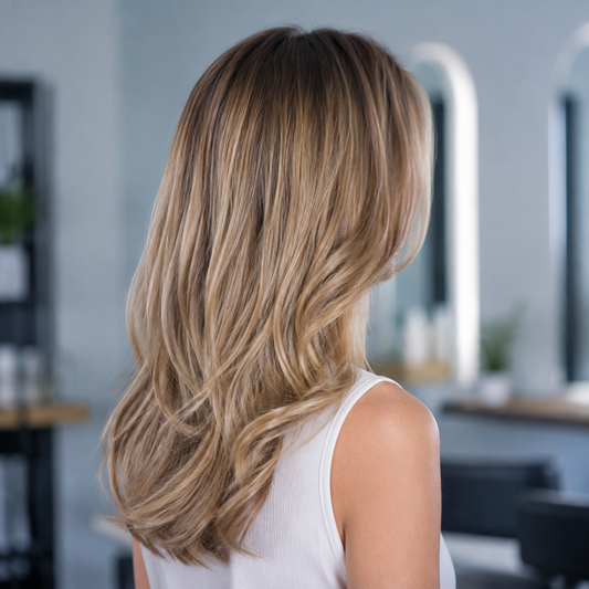 Natural Look StyleArt Finishing Spray result with body, natural shine and controlled flyaways
