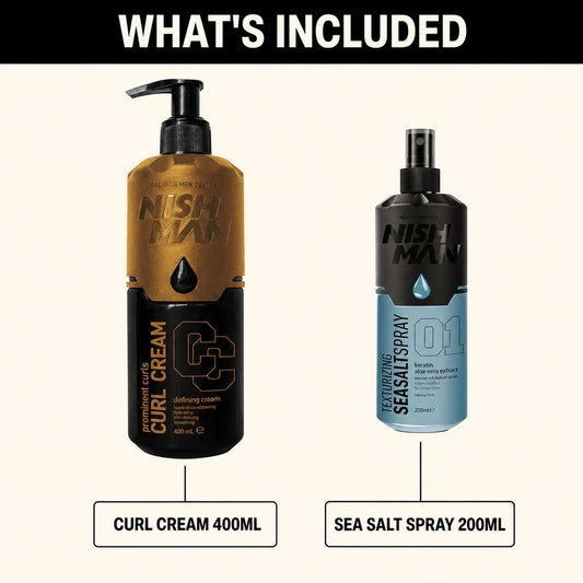 Nish Man Curl Definition Duo - Included