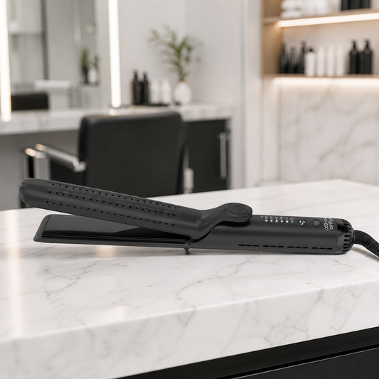 Pro-One Airstyler used to create a smooth salon hairstyle