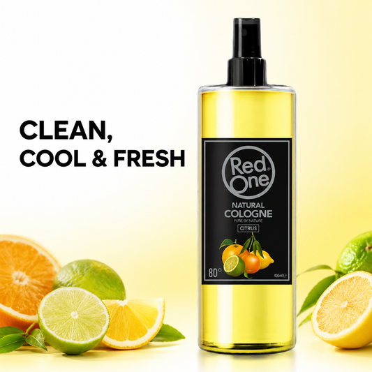 RedOne Citrus 400ml aftershave cologne cool and fresh benefits