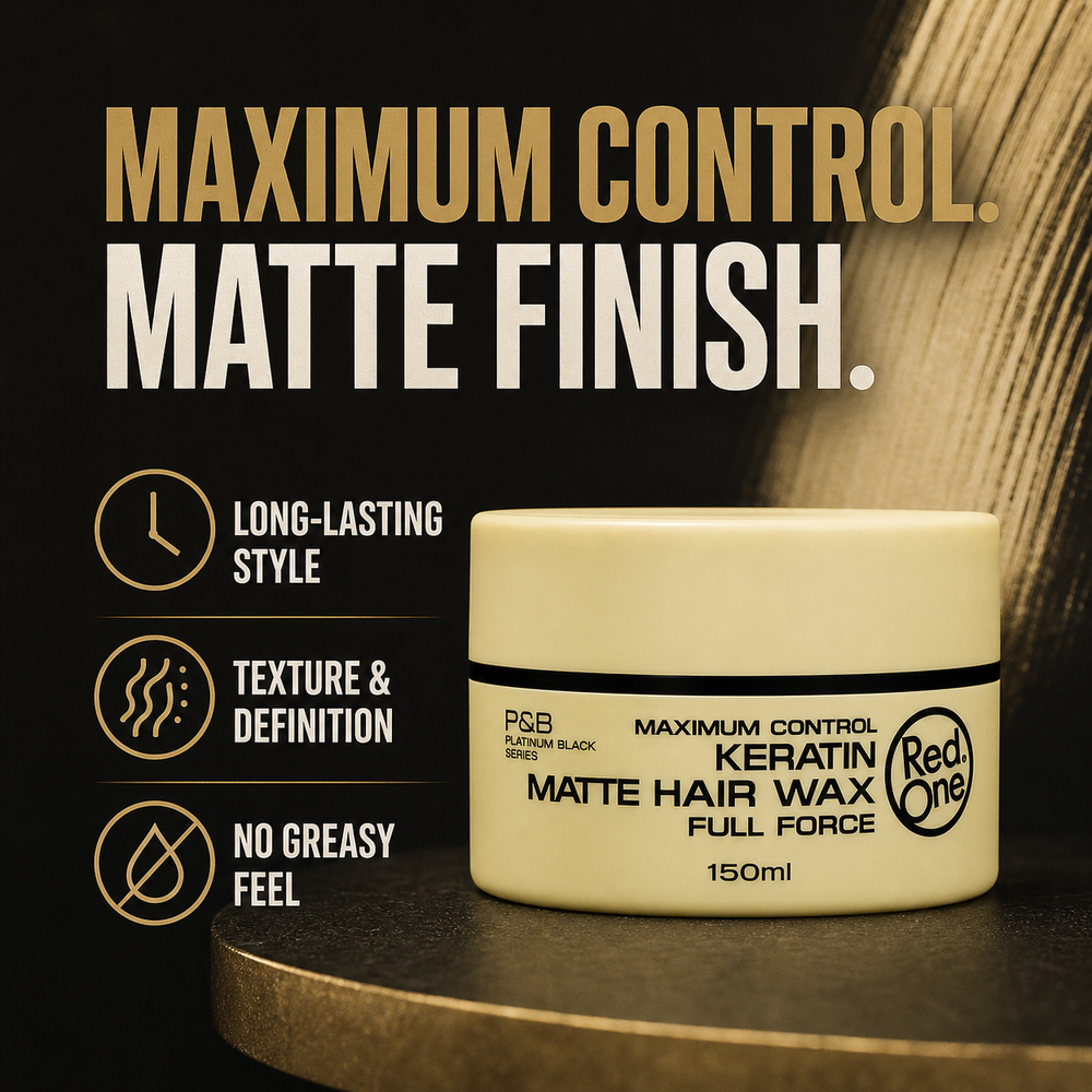 RedOne Matte Keratin Wax maximum control matte finish benefits