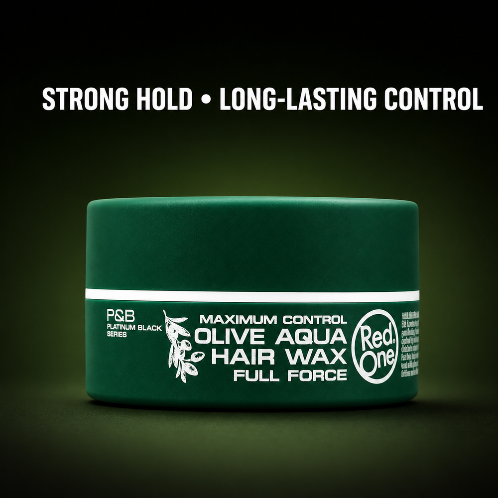 RedOne Olive Aqua Hair Wax 150ml - strong hold and long-lasting control
