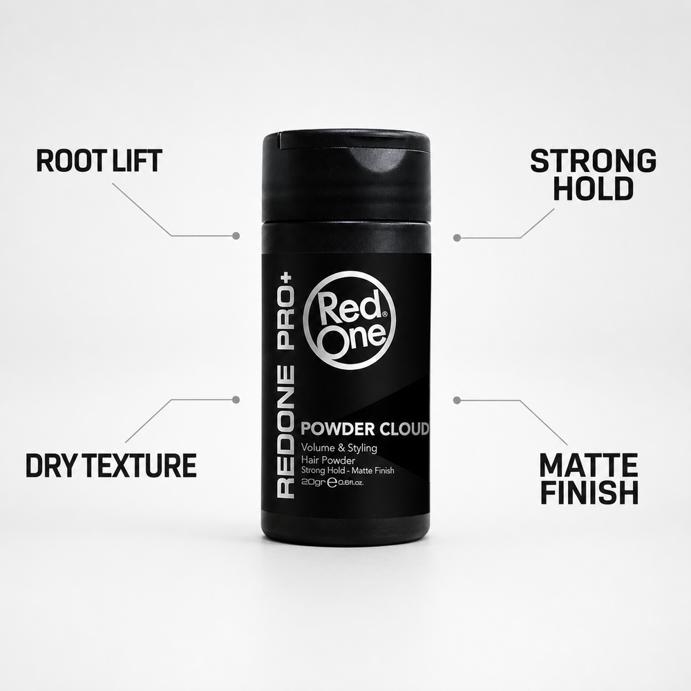 RedOne Powder Wax Cloud 20g benefits: root lift, dry texture, strong hold and matte finish