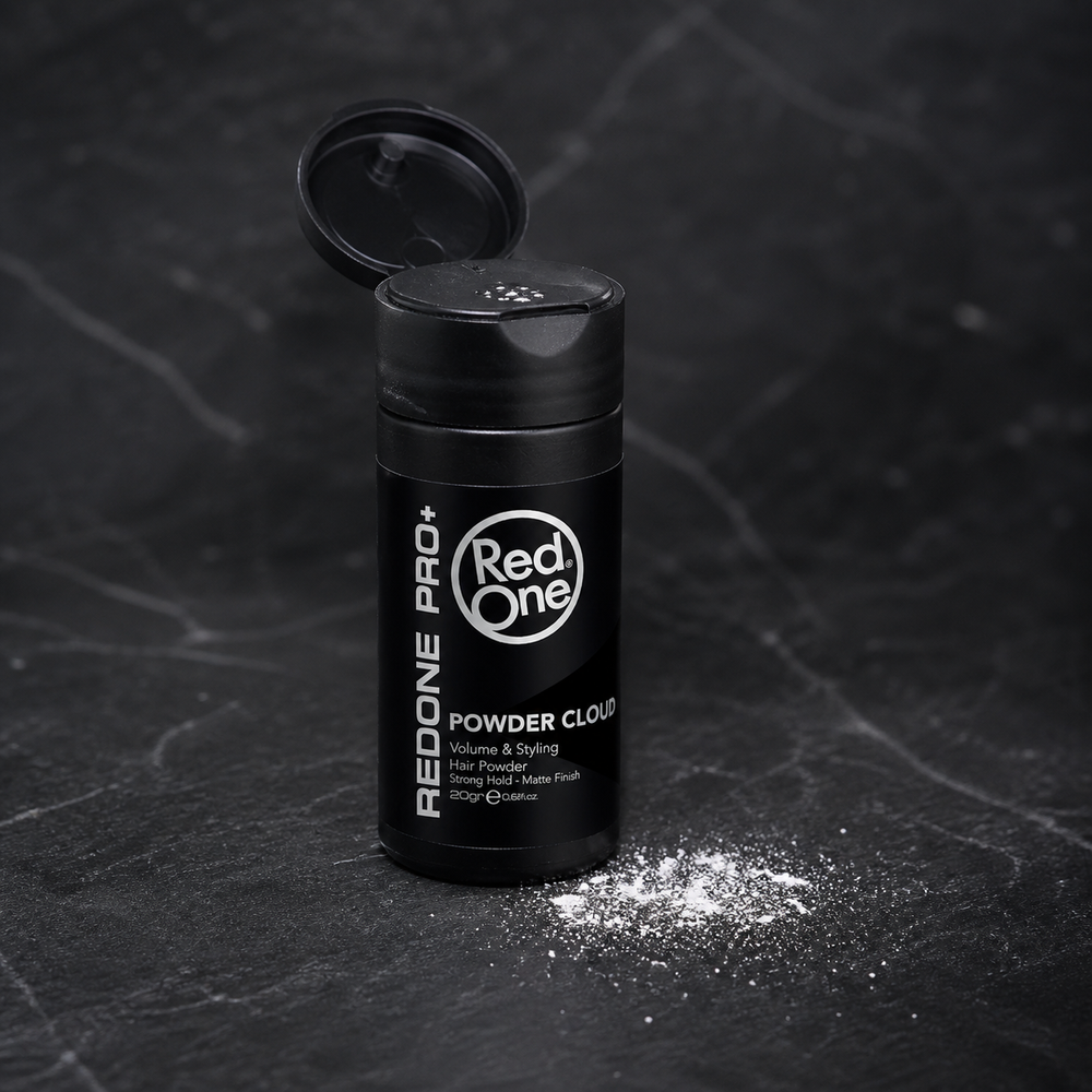 RedOne Powder Wax Cloud 20g open cap and fine styling powder detail