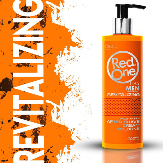 RedOne Revitalizing 400ml aftershave cream cologne product graphic