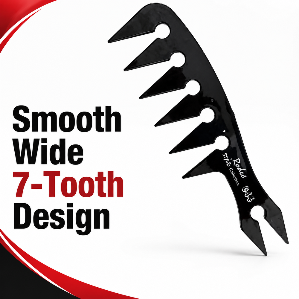 RedOne Styling Comb 044 - Smooth Wide 7-Tooth Design