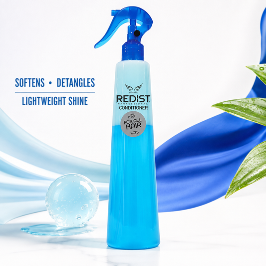 REDIST For All Hair two-phase conditioner softening detangling and shine benefits