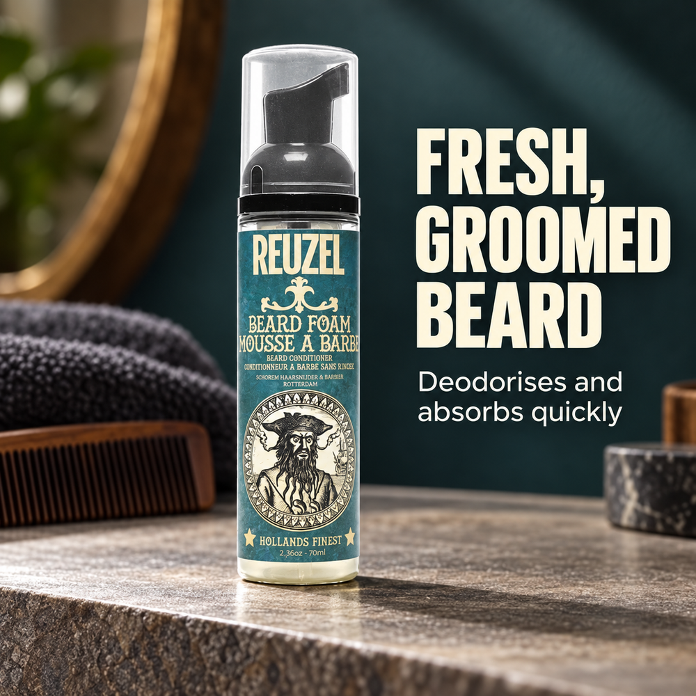 Reuzel Beard Foam 70ml — benefit image 2