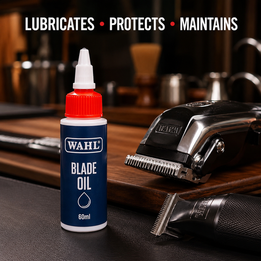 WAHL Blade Oil 60ml for lubricating protecting and maintaining clipper blades