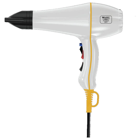 White Wahl Power Dry 2000W Tourmaline Ionic Hair Dryer